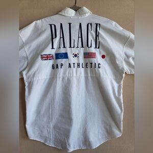PALACE x GAP Oxford Button Up Short Medium White